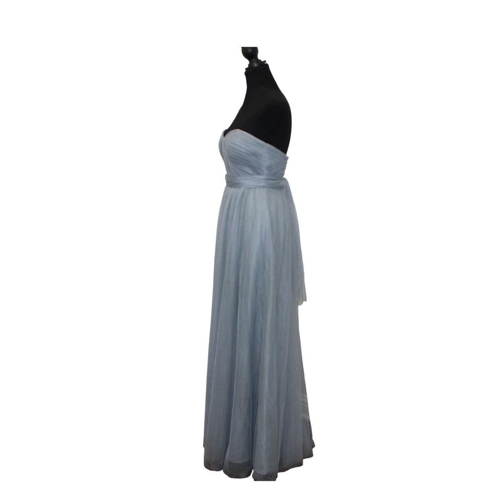 Jenny Yoo Anabelle Convertible Column Strapless Tulle Gown Womens 2 Hydrangea - Picture 3 of 4